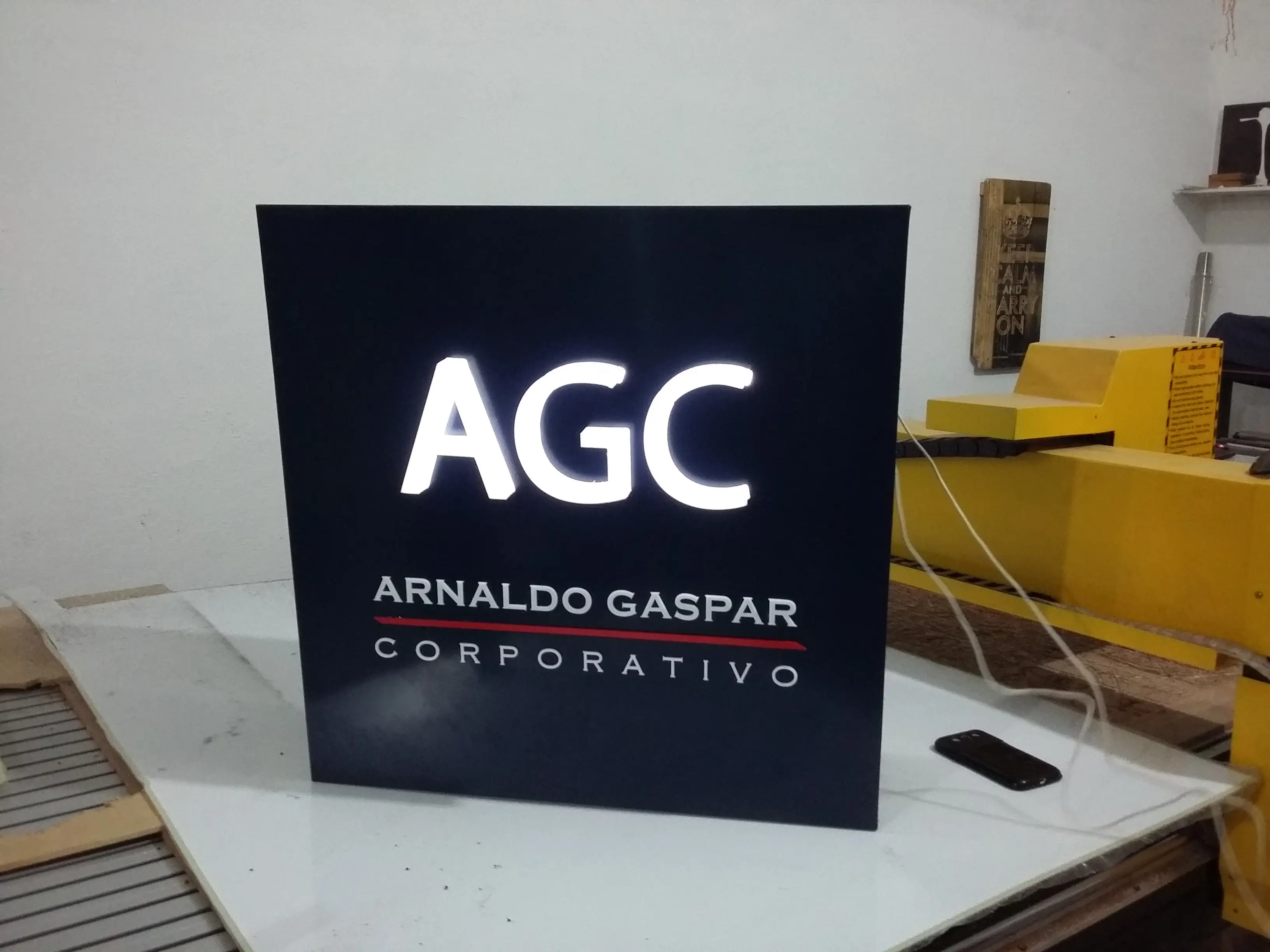 Letra Caixa Iluminada